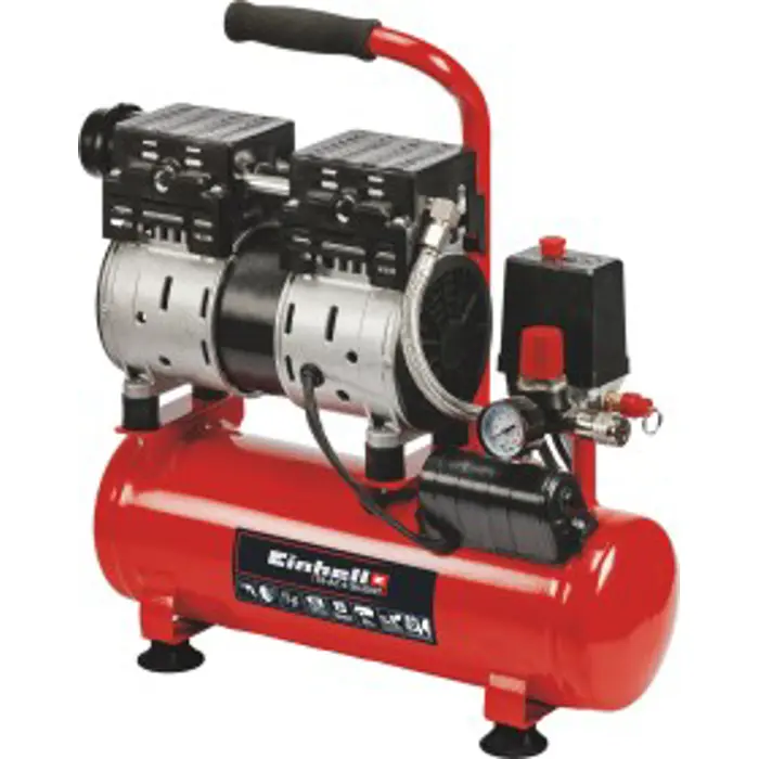 Einhell Compressor TE-AC 6 Silent (red/black, 550 Watt)