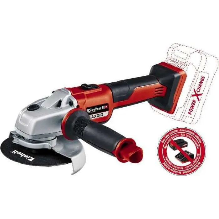 Einhell cordless angle AXXIO (red / black, without battery and charger)
