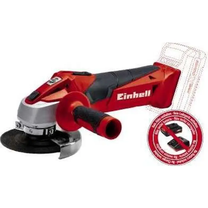 Einhell cordless angle TC-AG 18/115 Li-Solo (red / black, without battery and charger)