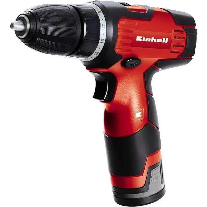 Einhell cordless drill TH-CD 12-2 Li, 12V (red / black, Li-ion battery pack 1.3Ah)