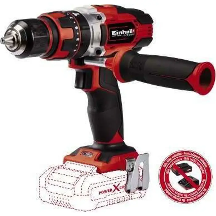 Einhell Cordless Hammer TE-CD 18/48 Li-i-Solo (red / black, without battery and charger)