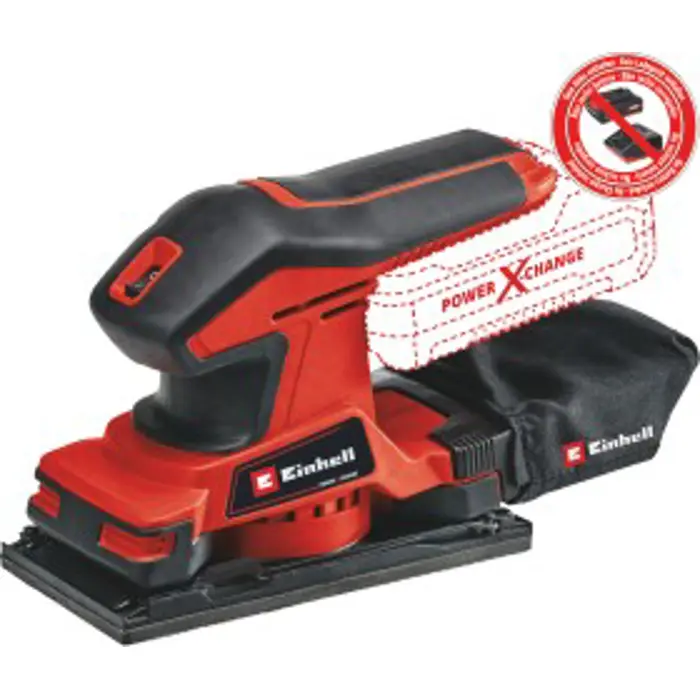 Einhell cordless orbital sander TC-OS 18/187 - Li - Solo