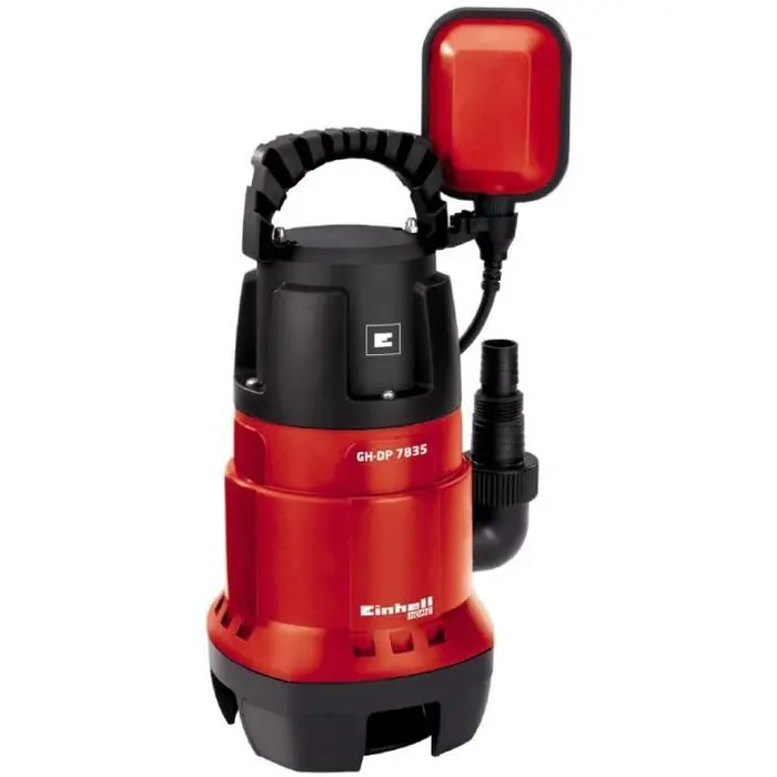 Einhell Dirt water pump GC-DP 7835, immersion / pressure pump (red / black, 780 watts)