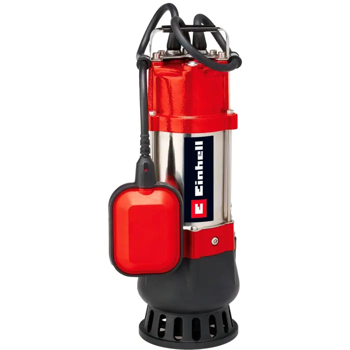 Einhell dirty water pump GC-DP 5010 G, submersible / pressure pump (red/stainless steel, 500 watts)