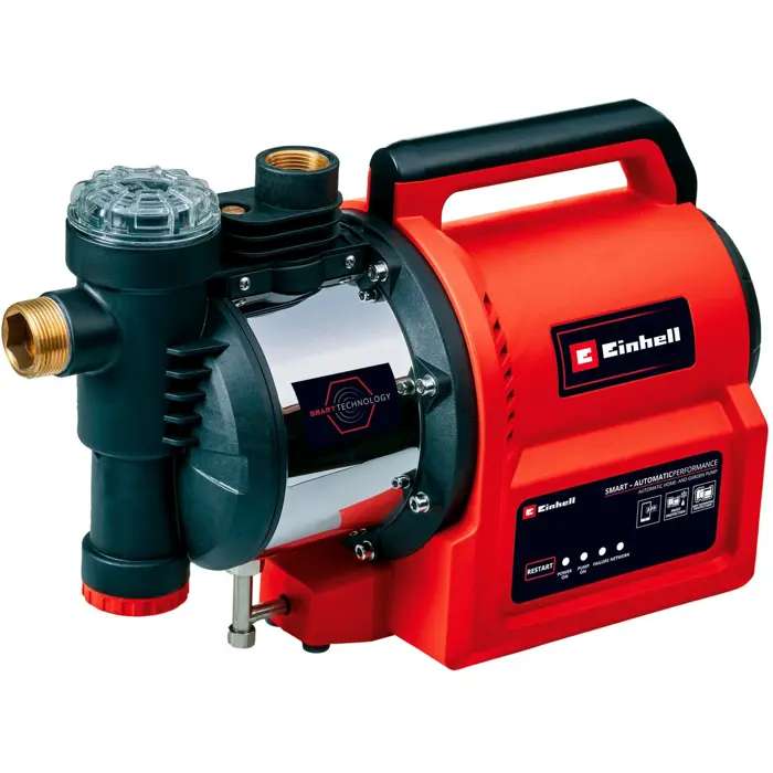 Einhell domestic water pump GE-AW 1144 SMART, pump (red/black, 1,100 watts, app control)