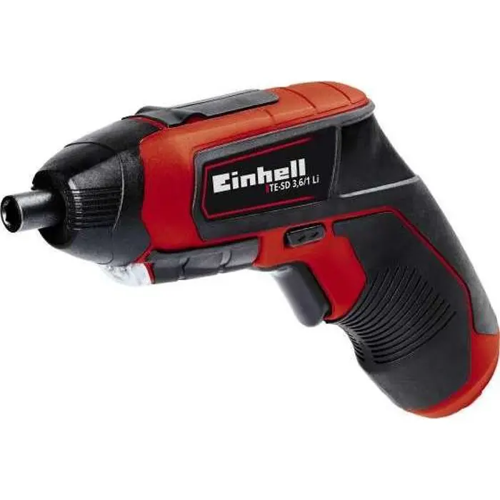 Einhell electric screwdriver TE SD 3.6 / 1 Li, 3,6Volt (red / black, Li-ion battery pack 1.5Ah)