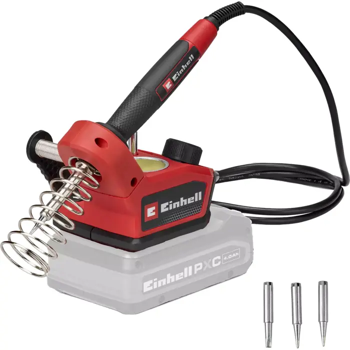 Einhell Power X-Change battery soldering iron TE-SI 18/480 Li E - Solo, 18Volt (red/black, without battery and charger)