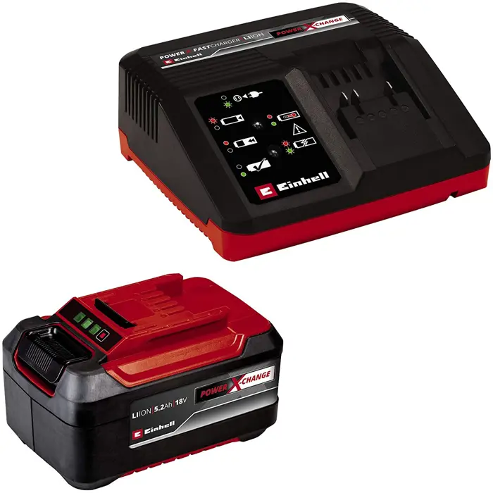 Einhell PXC starter kit 5.2Ah & 4A fast charger, set (black)