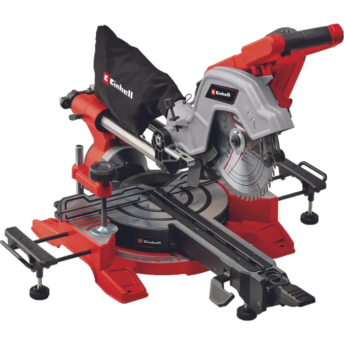 Einhell sliding mitre saw TE-SM 216 L Dual (red/black, 1,500 watts)