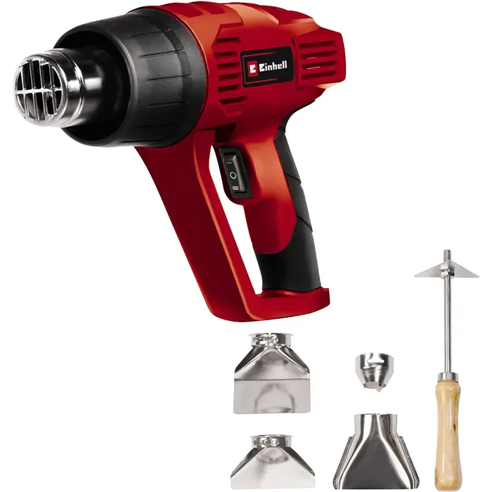 Einhell TH-HA 2000/1 hot air gun, hot air gun (red/black, 2,000 watts)