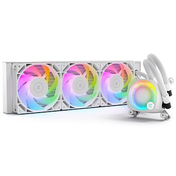 EK-Nucleus AIO CR360 Lux D-RGB Complete Water Cooling System - White 