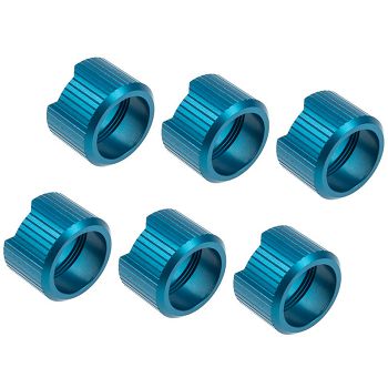 EK Water Blocks EK-Quantum Torque Compression Ring, 6er-Pack, STC 16 - blue 3831109834831