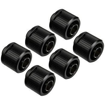 EK Water Blocks EK-Quantum Torque STC 10/16 - pack of 6, black 3831109824429