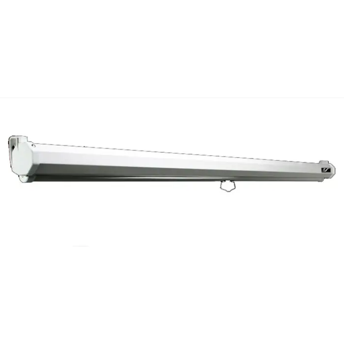EliteScreens Manual roller blind, roller blind screen (white, 85, 1:1, MaxWhite)
