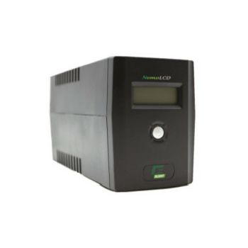 Elsist UPS NemoLCD 120 1200VA/480W, Line-Interactive, USB, RJ11/RJ45, 2×Schuko, 1×9Ah, 10min. autonomija