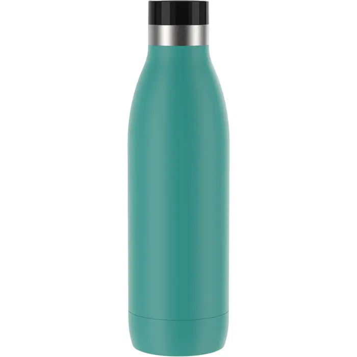 Emsa Bludrop Color insulated drinking bottle 0.7 liters, thermos bottle (petrol, stainless steel)