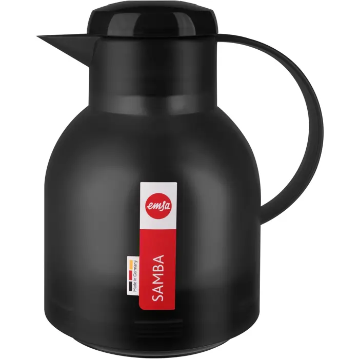 Emsa Samba vacuum jug with Quick Press closure (black)