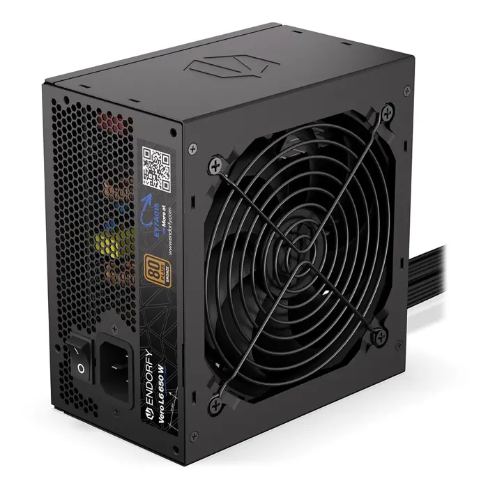 ENDORFY Vero L6 power supply unit 650 W 24-pin ATX ATX Black