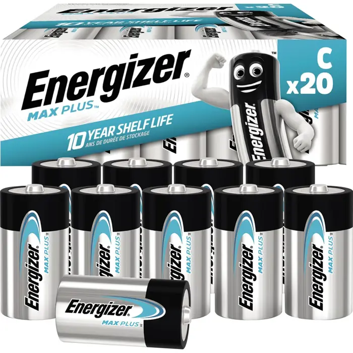 Energizer Max Plus LR14 Baby C Batterie 20er Karton
