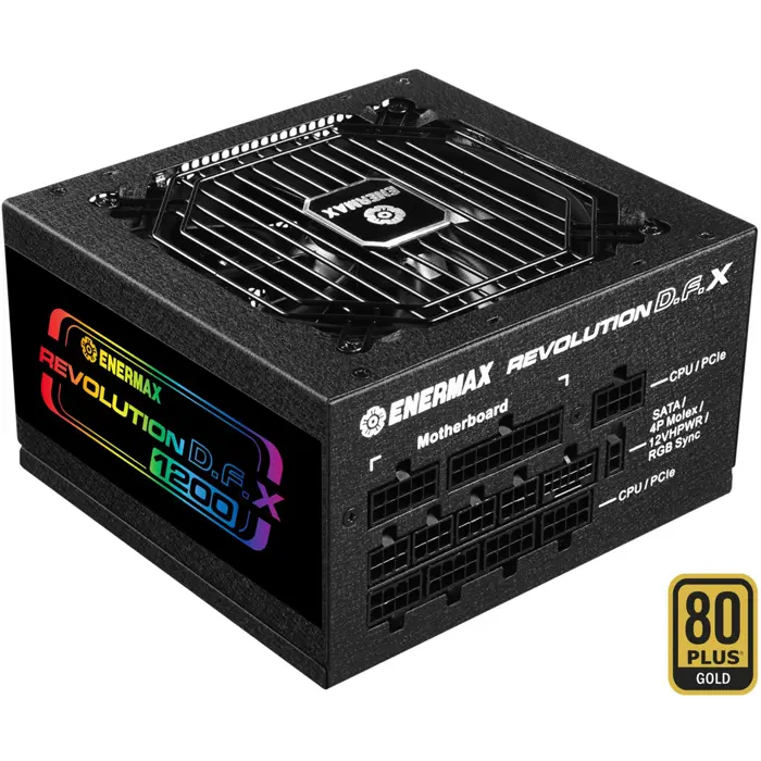 Enermax Revolution DFX 1650W, PC power supply (white, 3x 12-pin GPU connector, 7x PCIe, cable management, 1650 watts)