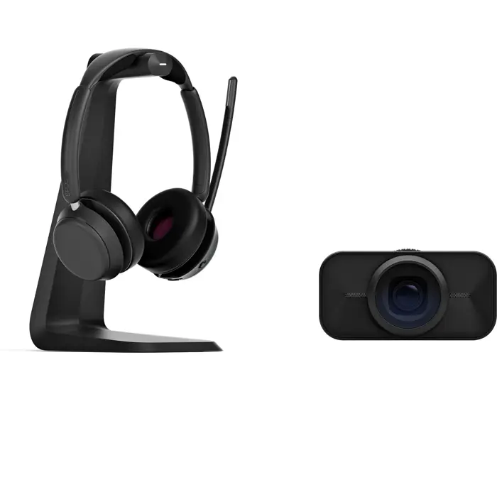 EPOS IMPACT 1061T bundle, headset (stereo, headband, Bluetooth, charging station, incl. EXPAND Vision 1 webcam)