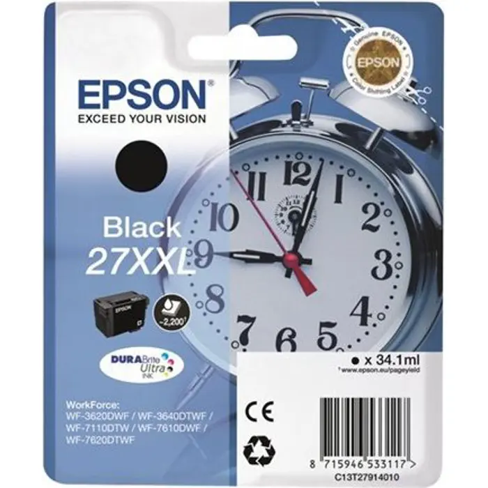 Epson 27XXL C13T27914012 - black