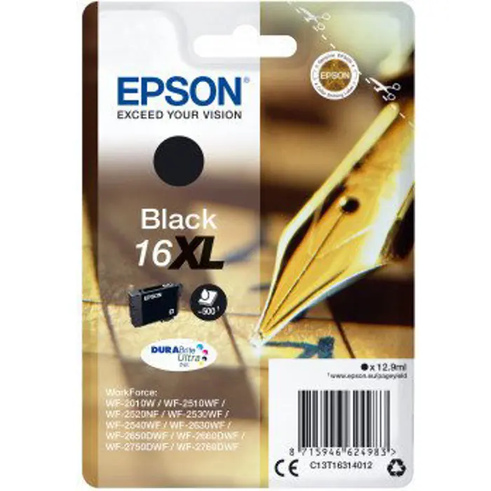 Epson - black - 16XL - C13T16314012 - DURABrite