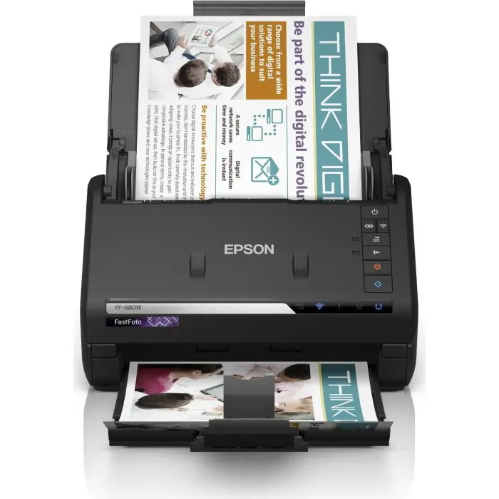Epson FastFoto FF-680W, sheet-feed scanner (black)