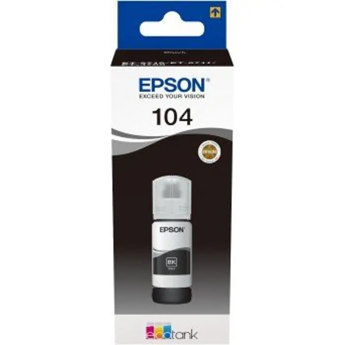 Epson Ink black 104 Eco tank (C13T00P140)
