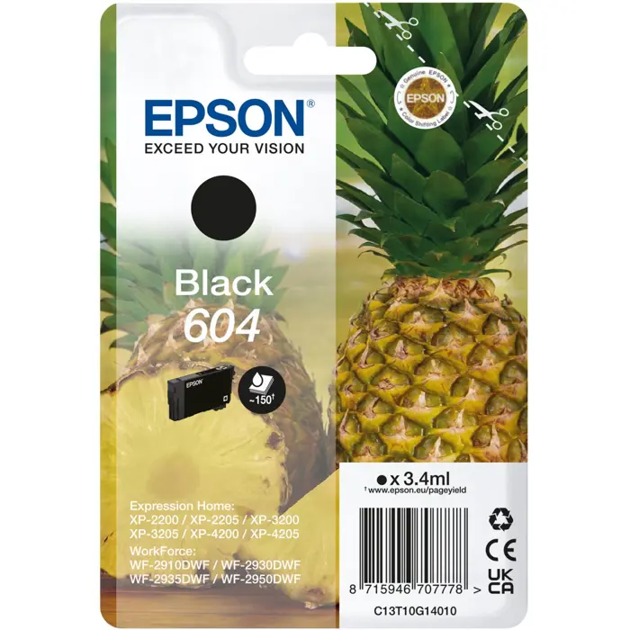 Epson ink black 604 (C13T10G14010)