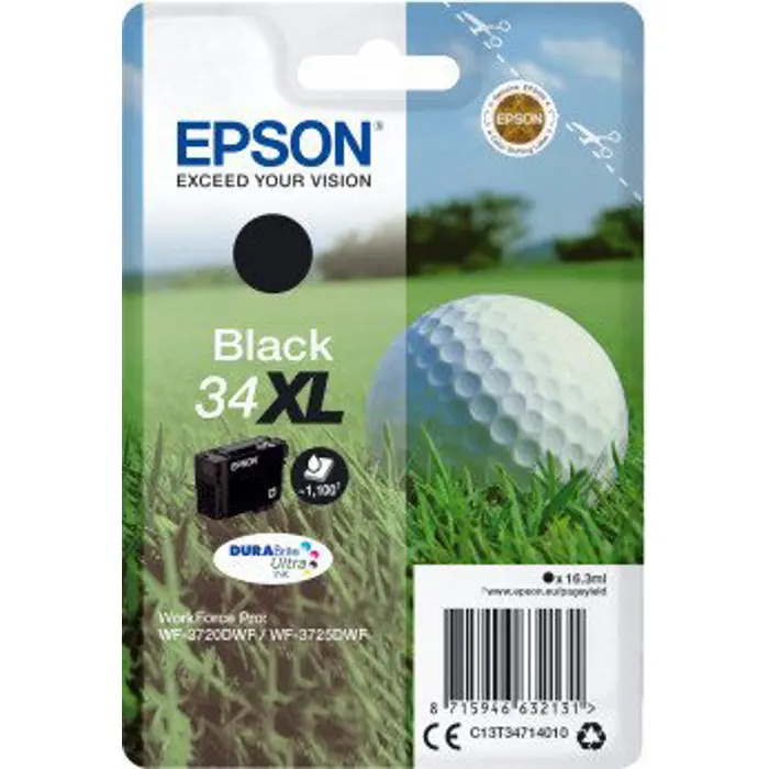 Epson ink black C13T34714010