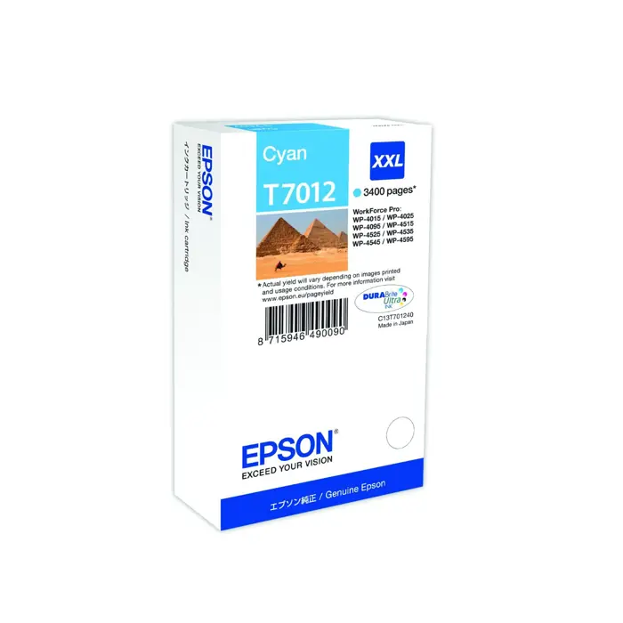 Epson Ink Cyan XL C13T70124010