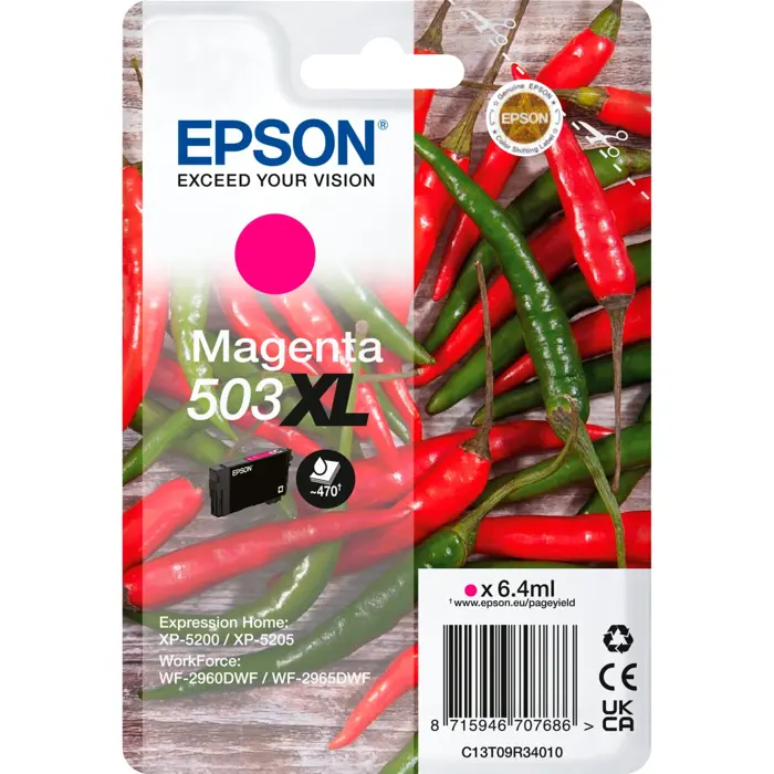 Epson ink magenta 503XL (C13T09R34010)