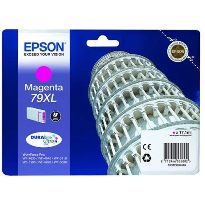 Epson Ink Magenta 79XL C13T79034010 - Turm von Pisa