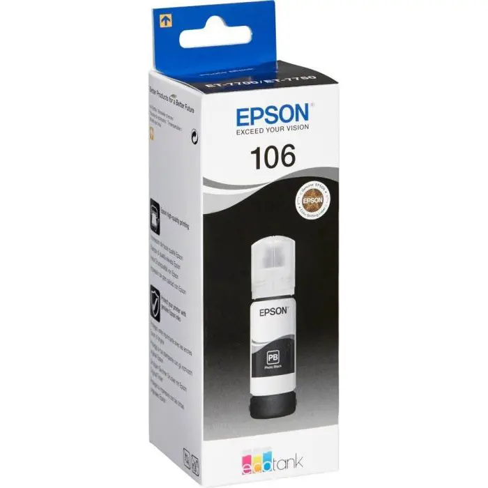 Epson ink photo-black 106 Eco tank (C13T00R140)