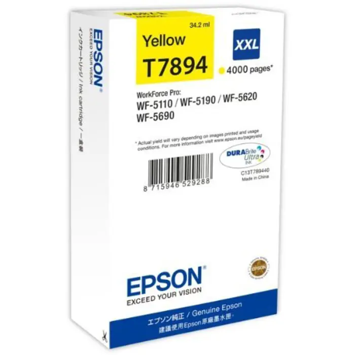 Epson ink yellow XXL C13T789440