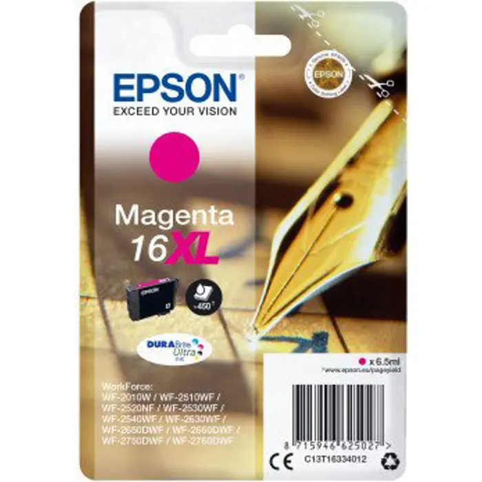 Epson - magenta 16XL - C13T16334012 - DURABrite