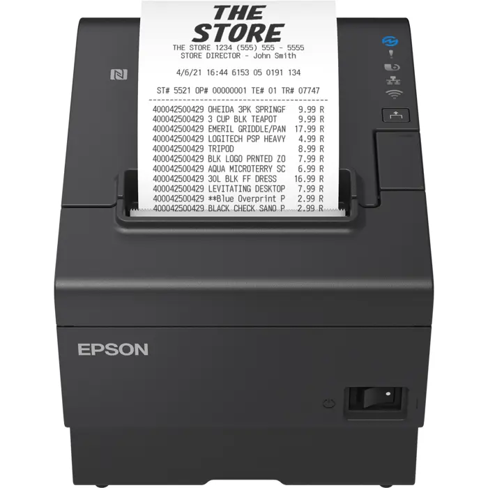 Epson TM-T88VII, receipt printer (black, USB, LAN)