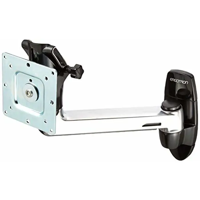 Ergotron LX HD Wall Mount Swing Arm Wall Mount (silver / black, swivel arm for wall mounting)