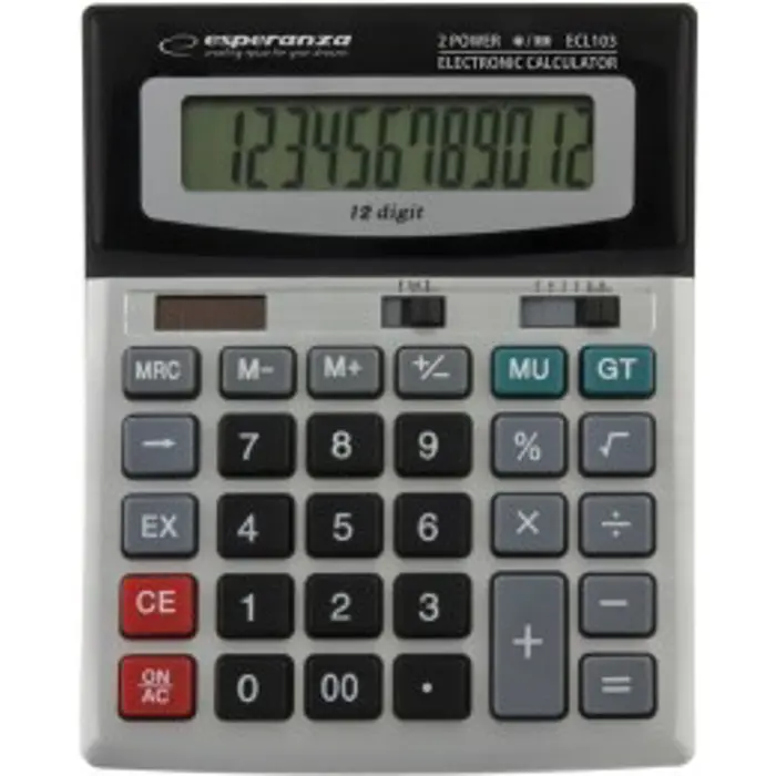 esperanza-ecl103-calculator-desktop-basic-black-gray-57043-arbespklk0002.webp