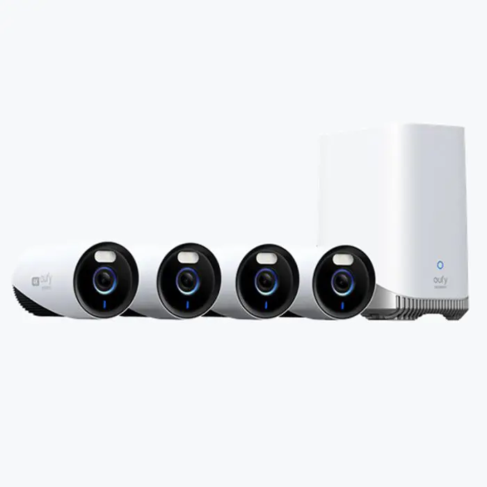 Eufy E330 set of 4 cameras + base