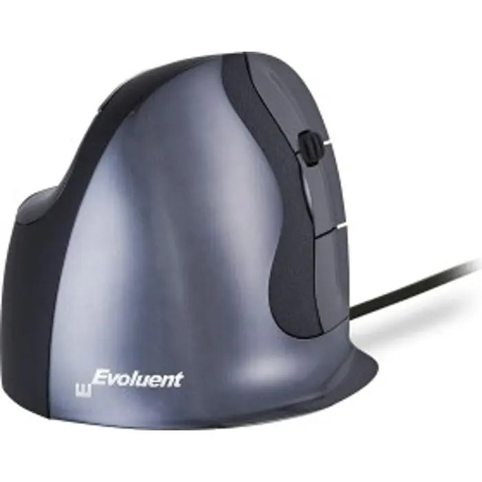 Evoluent VerticalMouse D, mouse (black / silver, large, RH)