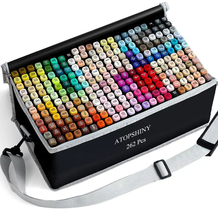 Extralink | Alcohol Marker Set | felt-tip pens, markers, markers, 262 pieces