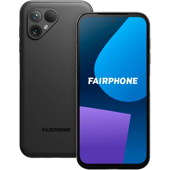 Fairphone 5 - 6.46 - 256GB (Matte Black, Android 13, Dual SIM)