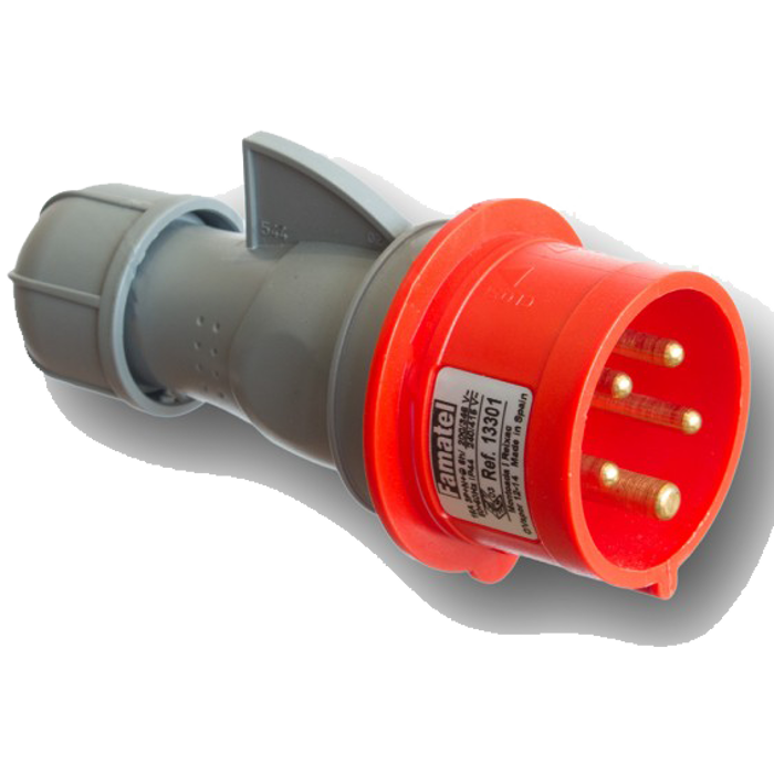 Famatel Utikač, 16A/380÷415, 5 Polni (3P+N+E), IP44 - 13301