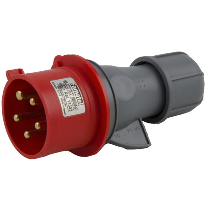 Famatel Utikač, 32A/380÷415, 5 Polni (3P+N+E), IP44 - 13303