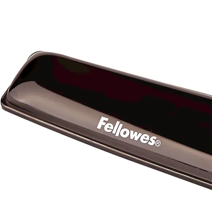 Fellowes Crystal™ Gel Keyboard Wrist Rest, Black