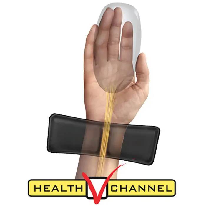 Fellowes Health-V™ Fabrik Wrist/Mouse Pad, Black