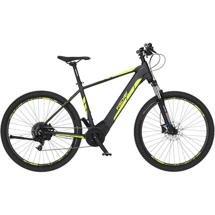 FISCHER Bicycle Montis 5.0i (2022), Pedelec (grey/yellow, 46 cm frame, 29)