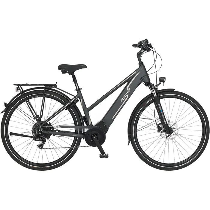 FISCHER bicycle Viator 5.0i women (2022), Pedelec (grey, 44 cm frame, 28)
